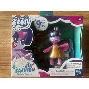 My Little Pony Smashin’ Fashion Twilight Sparkle Set 3 Inch Poseable Figure 9 RD